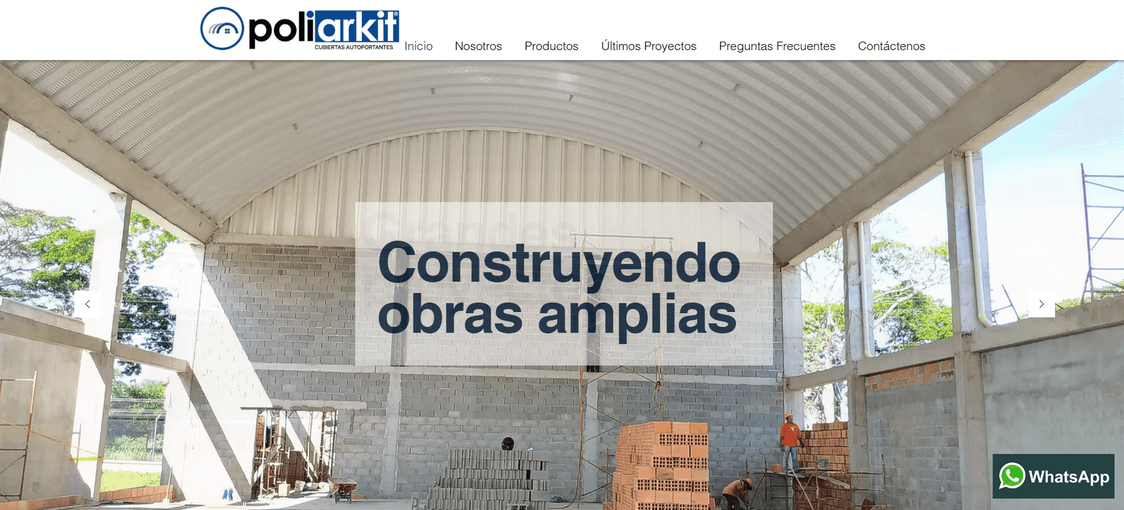 poliarkit Construction company Hosting web design wordpress shark360